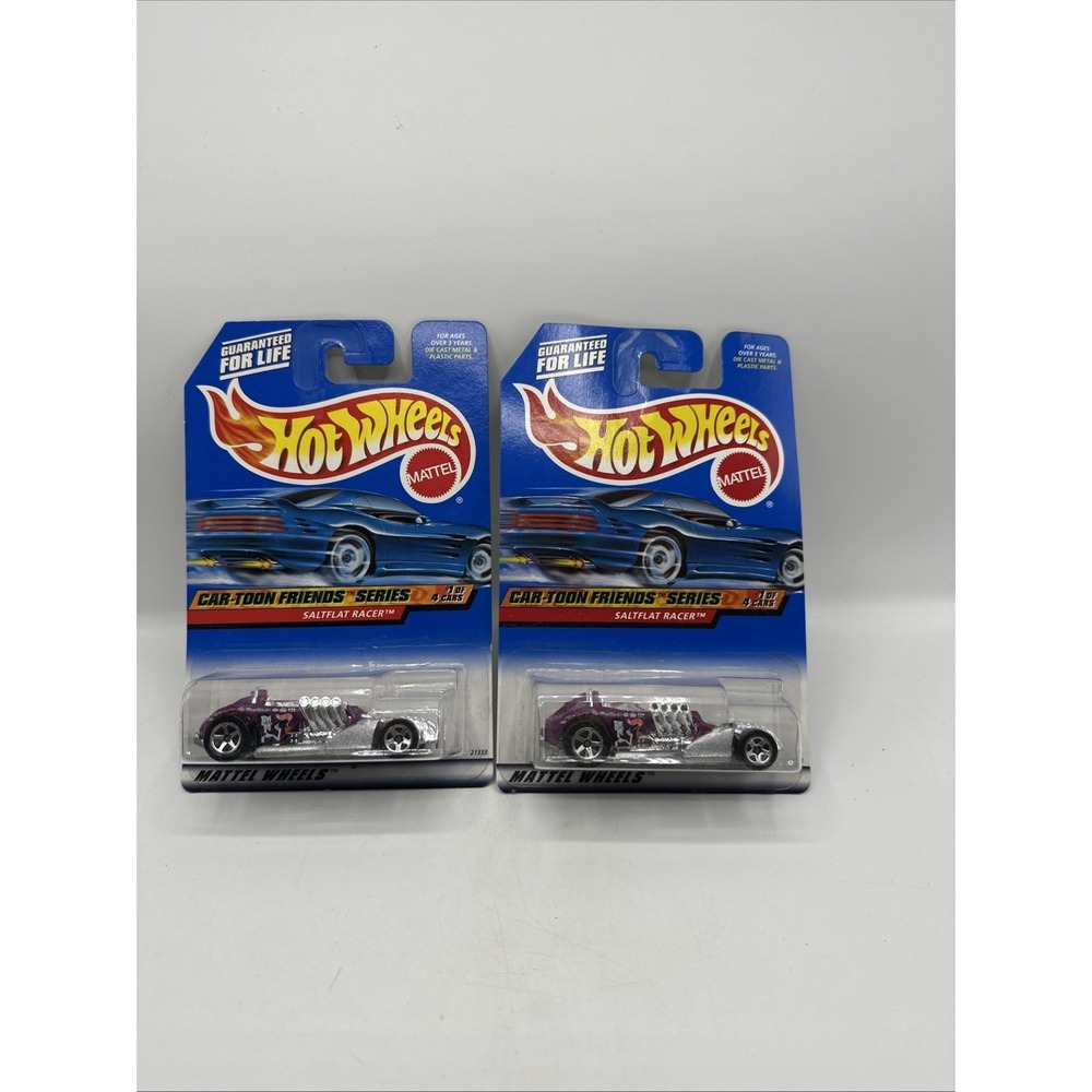 Hot Wheels Mattel Cartoon Friends Series Salt Flat Racer Natasha Lot Of 2 #985